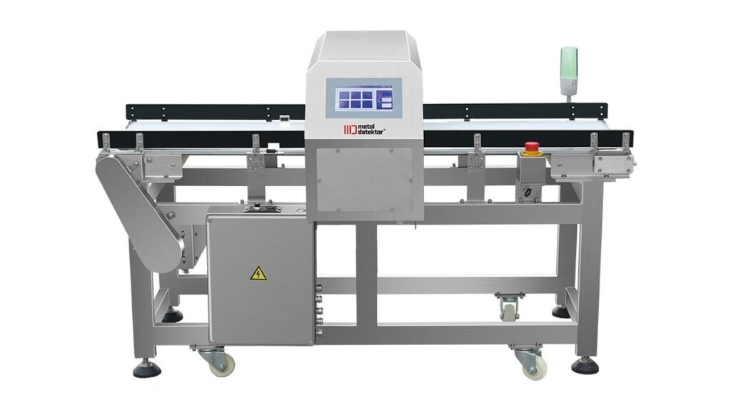 Imagem de um Detector de Metais - Guardian 500C para segurança alimentar em frigoríficos - em fundo branco
